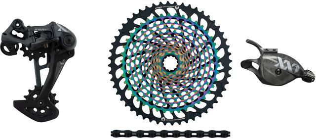 SRAM Kit de actualización XX1 Eagle 1x12 velocidades con cassette - rainbow - XX1 black/10-52