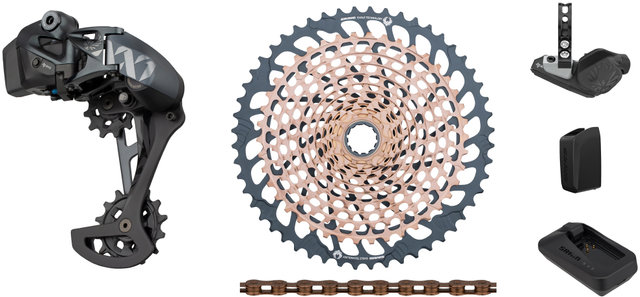 SRAM XX1 Eagle AXS 1x12-Speed Upgrade Kit w/ Cassette - copper - XX1 copper/10-52