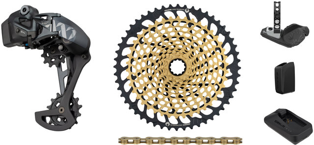 SRAM Kit de Mise à Niveau XX1 Eagle AXS 1x12 vitesses avec Cassette - gold - XX1 gold/10-52