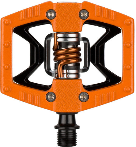 crankbrothers Pedales de clip/plataforma Double Shot 2 - orange-black/universal