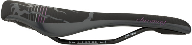 Chromag Juniper Women's Saddle - black-purple/141 mm