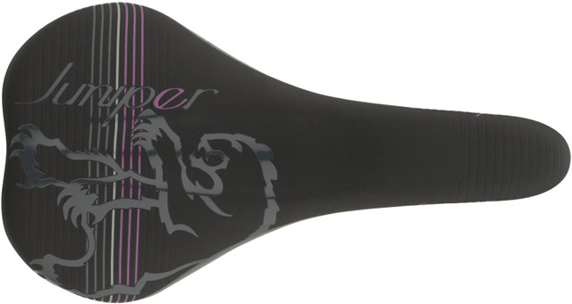 Chromag Juniper Women's Saddle - black-purple/141 mm