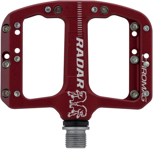 Chromag Radar Kinder Plattformpedale - red/universal