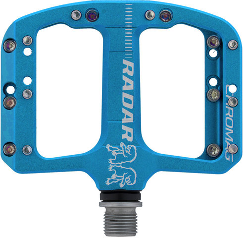 Chromag Radar Kinder Plattformpedale - blue/universal