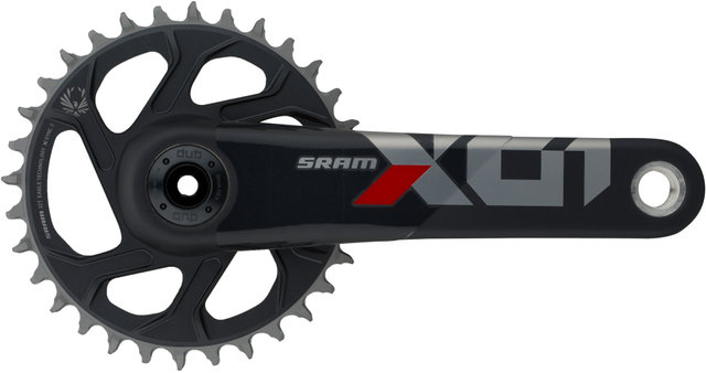 SRAM X01 Eagle Boost DUB DM 12-fach Carbon Kurbelgarnitur - lunar-oxy/170,0 mm 32 Zähne