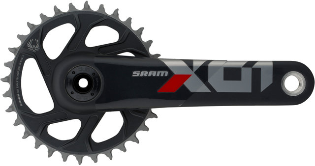 SRAM Juego de bielas X01 Eagle SuperBoost+ DUB DM 12 velocidades Carbon - lunar-oxy/170,0 mm 32 dientes