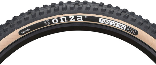Onza Porcupine TRC MC60 Skinwall 29+ Folding Tyre - black-brown/29x2.60