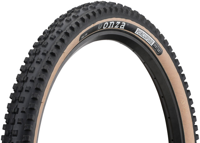 Onza Porcupine TRC MC60 Skinwall 27.5+ Folding Tyre - black-brown/27.5x2.60