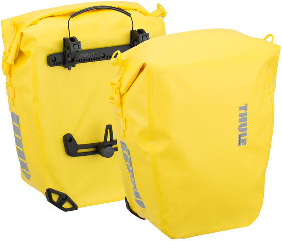 Thule Portaequipajes Tour Rack + bolsas de bicicleta Shield Pannier L - yellow/50 litros