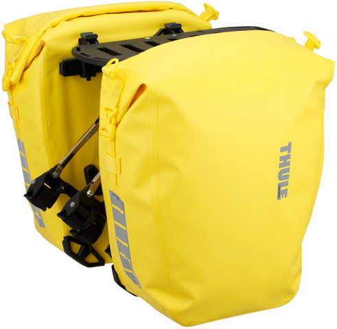 Thule Porte-Bagages Tour Rack + Sacoches Shield Pannier L - yellow/50 litres