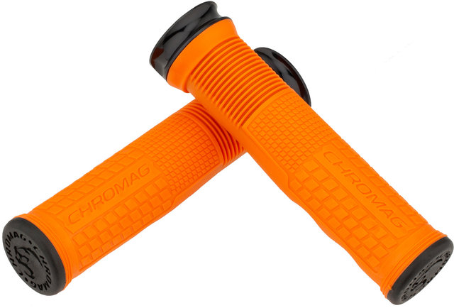 Chromag Format Lock On Grips - orange/133 mm