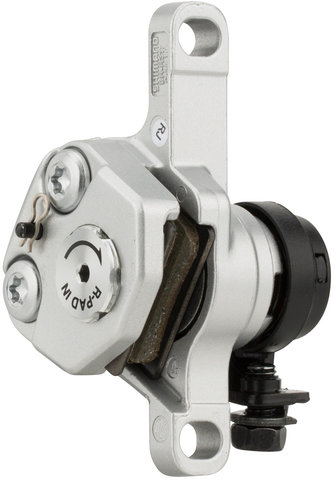 BR-R317 Brake Caliper w/ Resin Pads - silver/rear