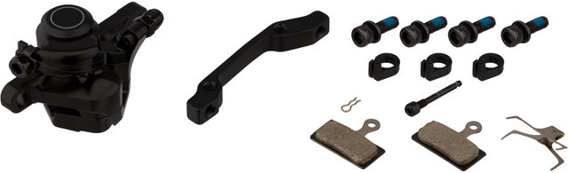 BR-R317 Brake Caliper w/ Resin Pads - black/front