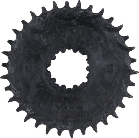 GEMINI RIGEL Carbon Kettenblatt für SRAM 3-Loch - carbon/34 Z