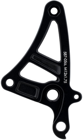 Salsa Alternator Swing Plate Right Thru-Axle Dropout with Fender Eyelets - black/M12x1.75