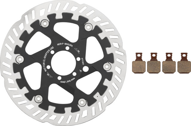 Magura Set Disque de Frein MDR-P et Plaquettes 6 trous 180 mm - 8.R/180 mm