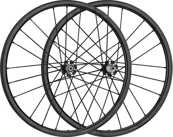 Fulcrum Racing Zero Carbon Competizione DB C19 Disc Center Lock Laufradsatz - schwarz/28" Satz (VR 12x100 + HR 12x142) Shimano