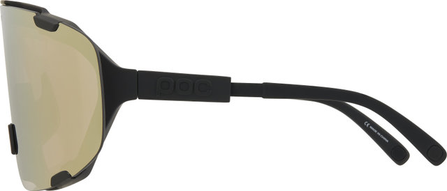 POC Gafas deportivas Devour Modelo 2024 - uranium black/clarity road-partly sunny gold