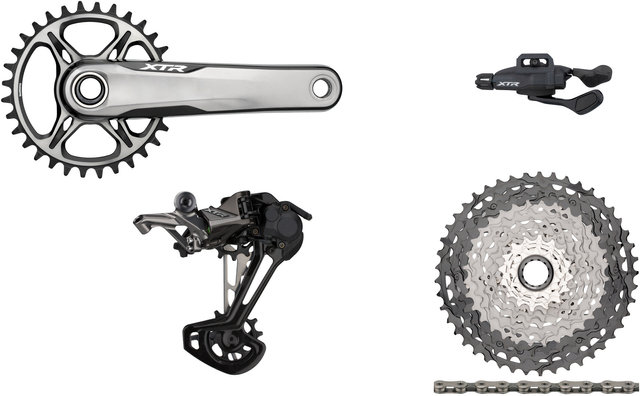 XTR M9100 XC 1x12 36 Groupset - grey/175.0 mm/I-Spec EV/10-45