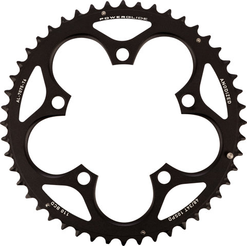 SRAM Kettenblatt Road, 5-Arm, 110 mm Lochkreis - schwarz/48 Zähne Pin lang