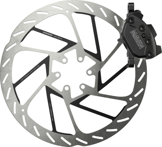 SRAM Maven Silver B1 Scheibenbremse - black | Flip-Flop (seitenunspezifisch) | Hinterrad