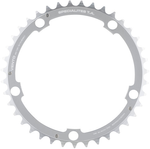 TA Vento Chainring, Campagnolo 10-speed, 5-arm, Centre, 135 mm BCD - silver/39 tooth