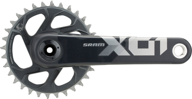 SRAM X01 Eagle DUB DM 12-speed Carbon Crankset - lunar-polar/175.0 mm 32 tooth