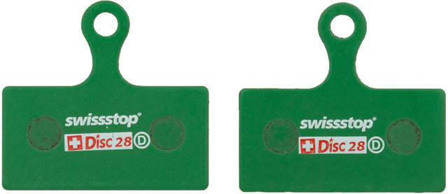 Swissstop Plaquettes de Frein Disc pour Shimano - organique - acier/SH-008