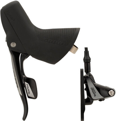 SRAM Rival 1 HRD FM Disc Brake with Dropper Actuator - black-grey/front