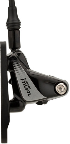 SRAM Rival 1 HRD FM Disc Brake with Dropper Actuator - black-grey/front