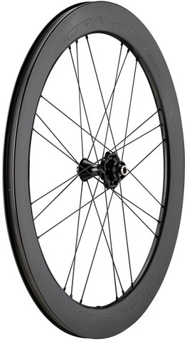 Campagnolo Juego de ruedas Bora WTO 60 Carbon Disc Center Lock 28" - black-dark label/28" set (RD 12x100 + RT 12x142) Campa