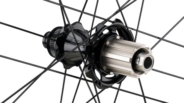 Juego de ruedas Bora WTO 60 Carbon Disc Center Lock 28" - black-dark label/28" set (RD 12x100 + RT 12x142) Campa