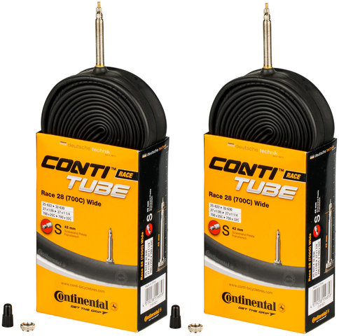 Continental Schlauch Race 28 Wide - 2 Stück - universal/25-32 x 622-630 SV 42 mm