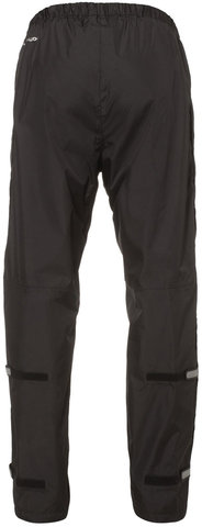 VAUDE Pantalon de Pluie Mens Fluid Full-Zip Pants II - black/M