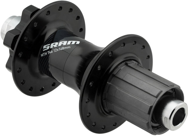 SRAM MTH 746 Boost Disc 6-Loch HR-Nabe - black/12 x 148 mm / 32 Loch / Shimano