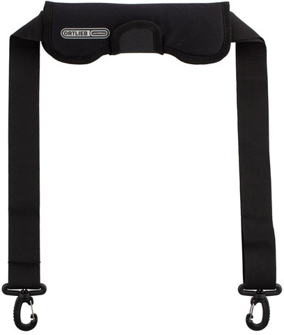 Shoulder Strap Carabiner f. Downtown/Office-Bag/Rack-Pack/Travel-Biker - black/110 cm
