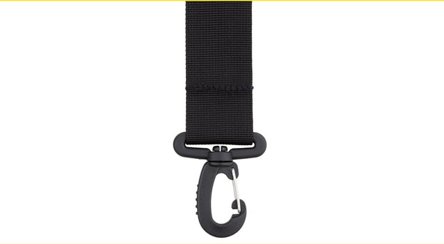 Correa hom. c. mosquetón p. Downtown/Office-Bag/Rack-Pack/Travel-Biker - black/110 cm