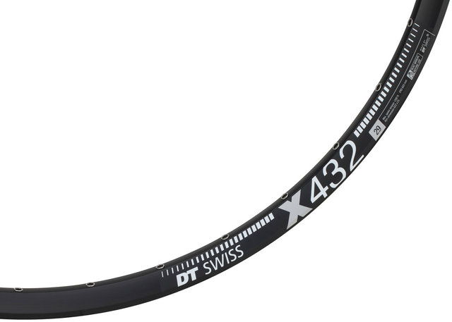 Jante X 432 Disc 29" - noir/32 trous