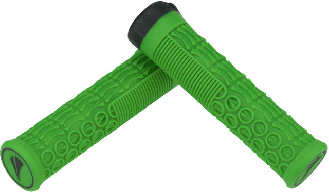 SDG Puños de manillar Thrice 31 Lock-On - neon green/136 mm
