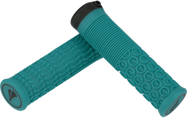 SDG Thrice 33 Lock-On Grips - turquoise/136 mm