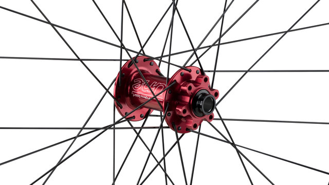 tune Race 23 Boost Disc 6-Bolt 29" Wheelset - red/29" set (front 15x110 Boost + rear 12x148 Boost) Shimano