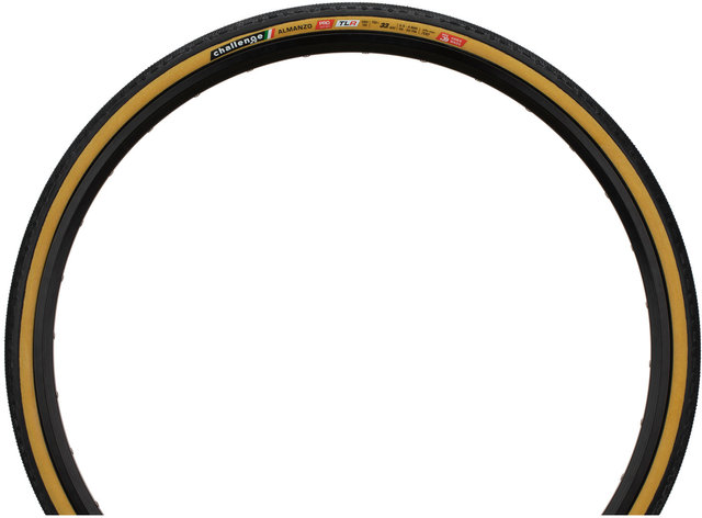 Challenge Almanzo Pro Handmade TLR 28" Folding Tyre - black-brown/33-622 (700x33c)