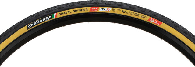 Challenge Gravel Grinder Pro Handmade TLR 28" Folding Tyre - black-brown/36-622 (700x36c)