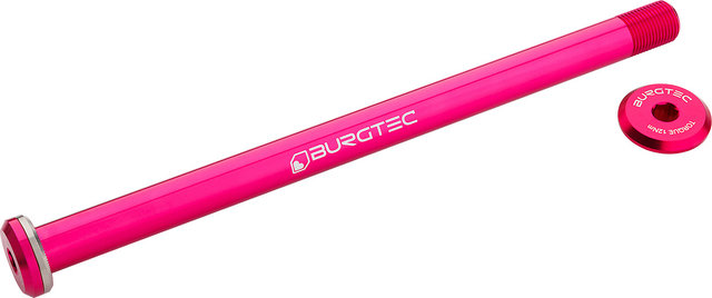 Burgtec Eje pasante trasero para Santa Cruz V10 - toxic barbie pink/157 mm