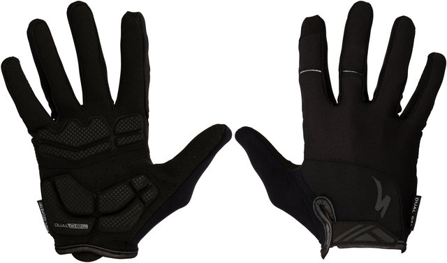 Body Geometry Dual Gel Full Finger Gloves - black/M