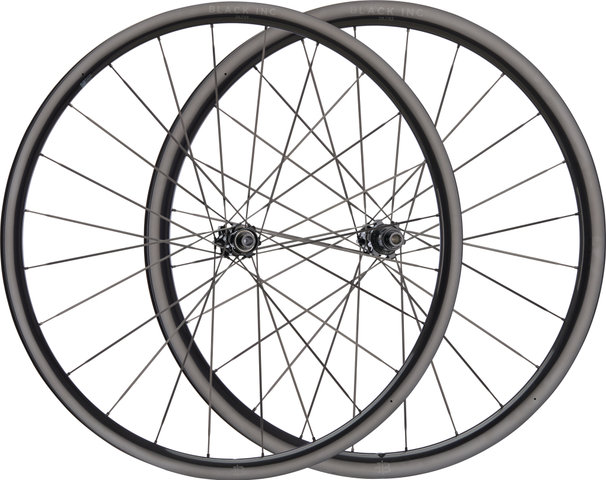 Black Inc 28//33 Disc Center Lock Carbon 28" Laufradsatz - black/Non Boost/Non Boost/142 mm/100 mm/28"/SRAM XDR/100 mm/SRAM XDR/100 mm/142 mm