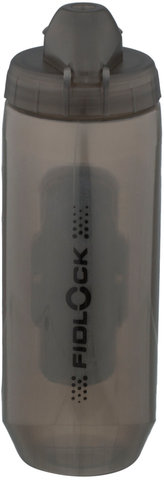 TWIST Trinkflasche 590 ml mit bottle connector - transparent-schwarz/590 ml