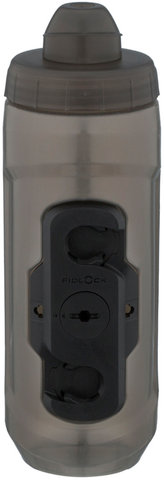 TWIST Trinkflasche 590 ml mit bottle connector - transparent-schwarz/590 ml