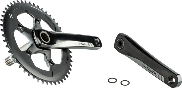 SRAM Groupe Rival 1 FM 1x11 50 GXP frein à disque hydr. - black | Shimano Route | Shimano Route | 175,0 mm | 11-32 | 50