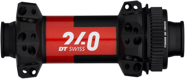 DT Swiss Moyeu Avant 240 Straightpull MTB Disc Center Lock - noir/15 x 100 mm / 28 trous